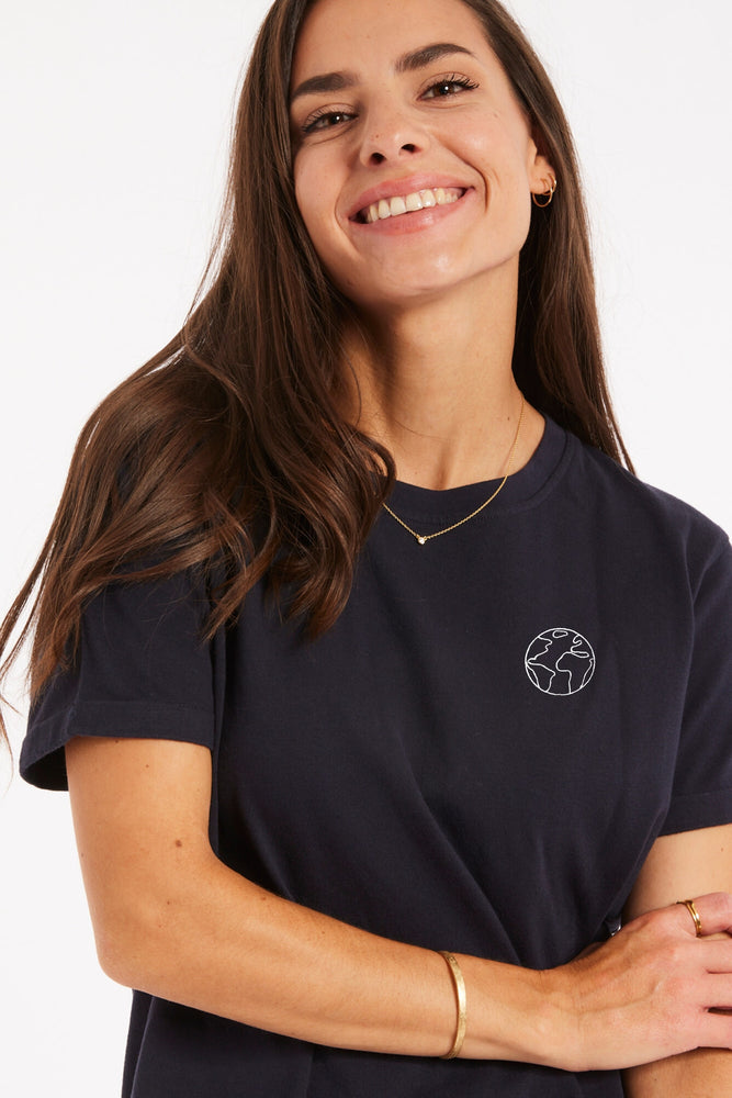 Globe T-Shirt Organic Cotton