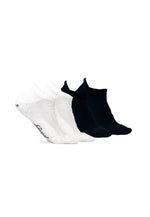 Classic pangu Sneakersocken Bio-Baumwolle Set Black-White